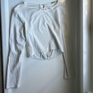 Free people open back top